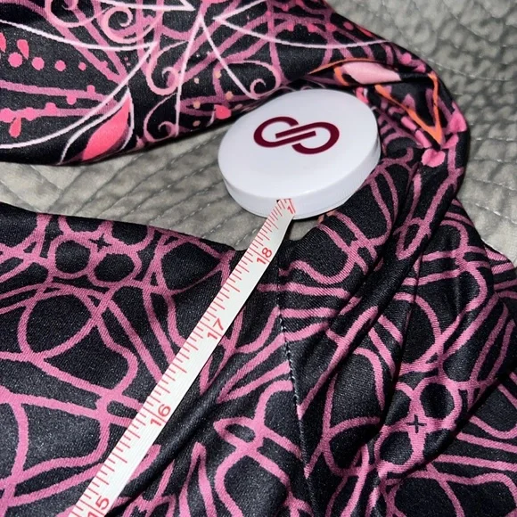 Elegant Pink and Black boho Patterned dress - Picture 8 of 8